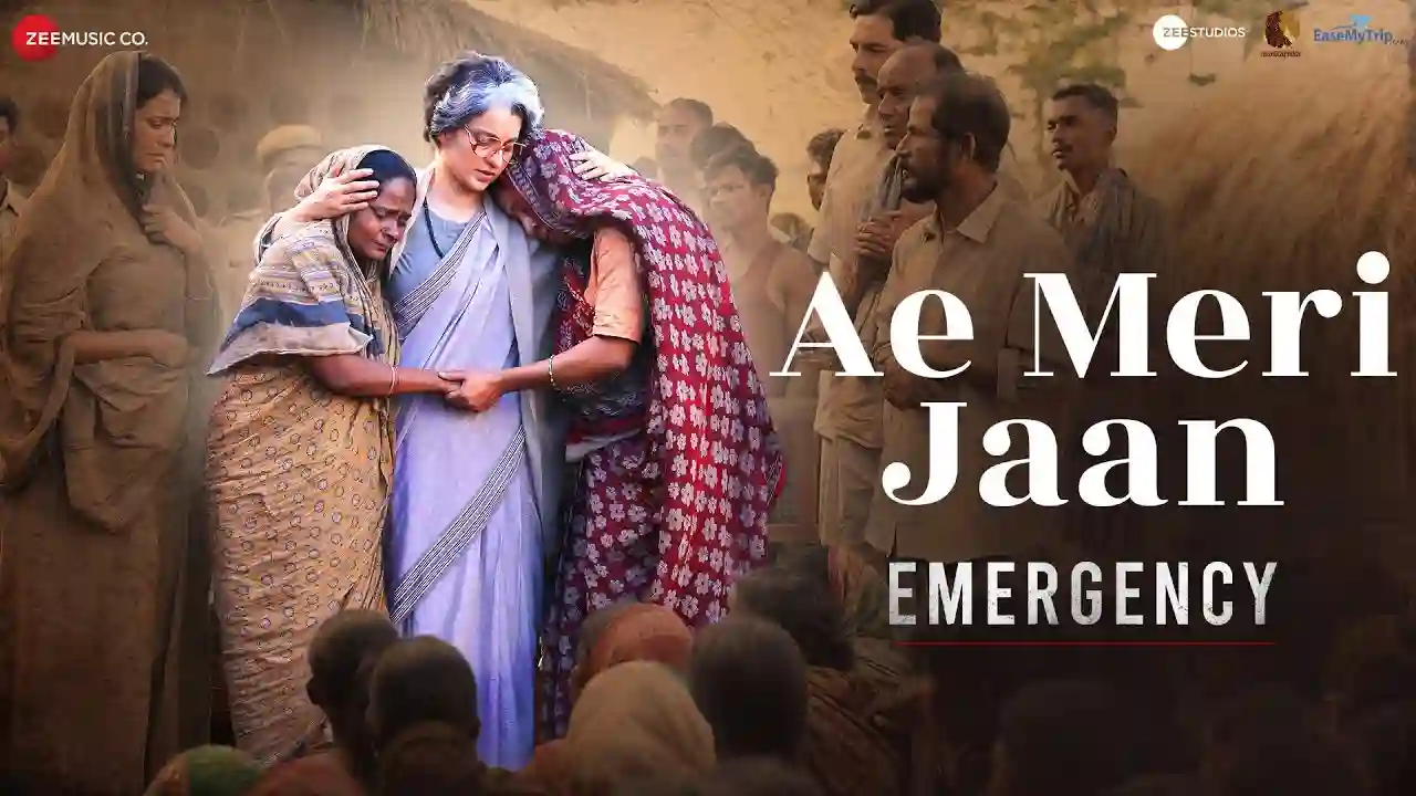 Ae Meri Jaan Song Poster from Emergency
