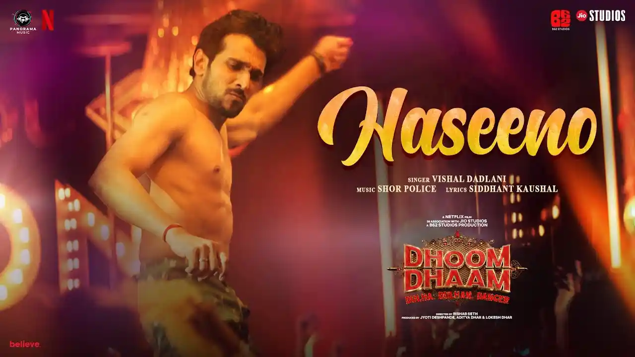 Haseeno Song Poster from Dhoom Dhaam
