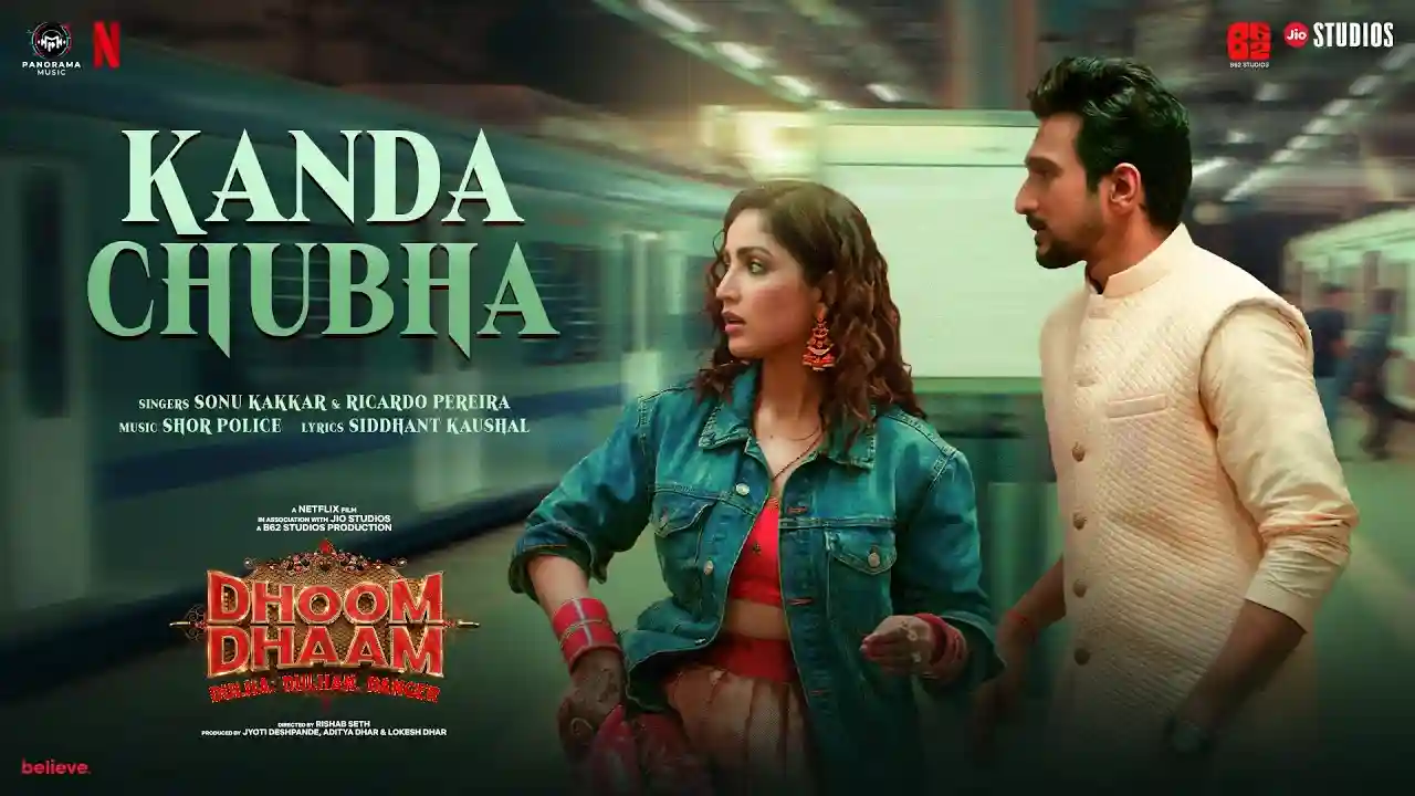 Kanda Chubha Song Poster from Dhoom Dhaam