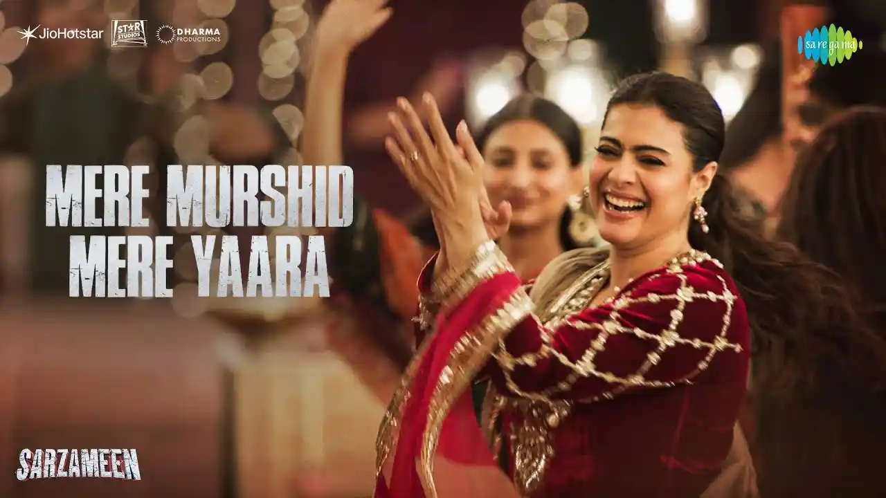 Mere Murshid Mere Yaara Song Poster from Sarzameen