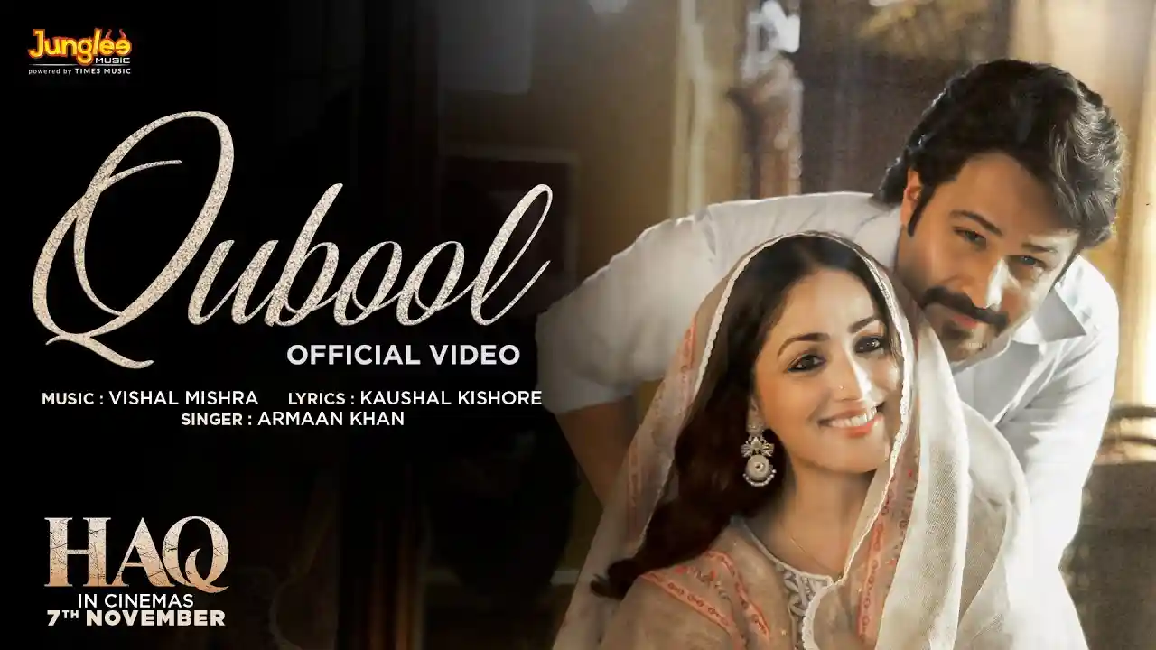 Qubool Song Poster from Haq