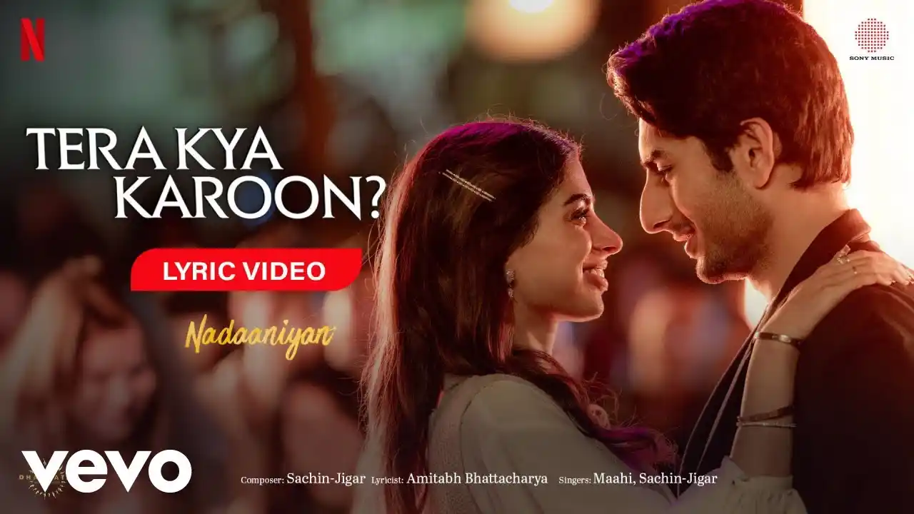 Tera-Kya-Karoon-Song-Poster-Nadaaniyan