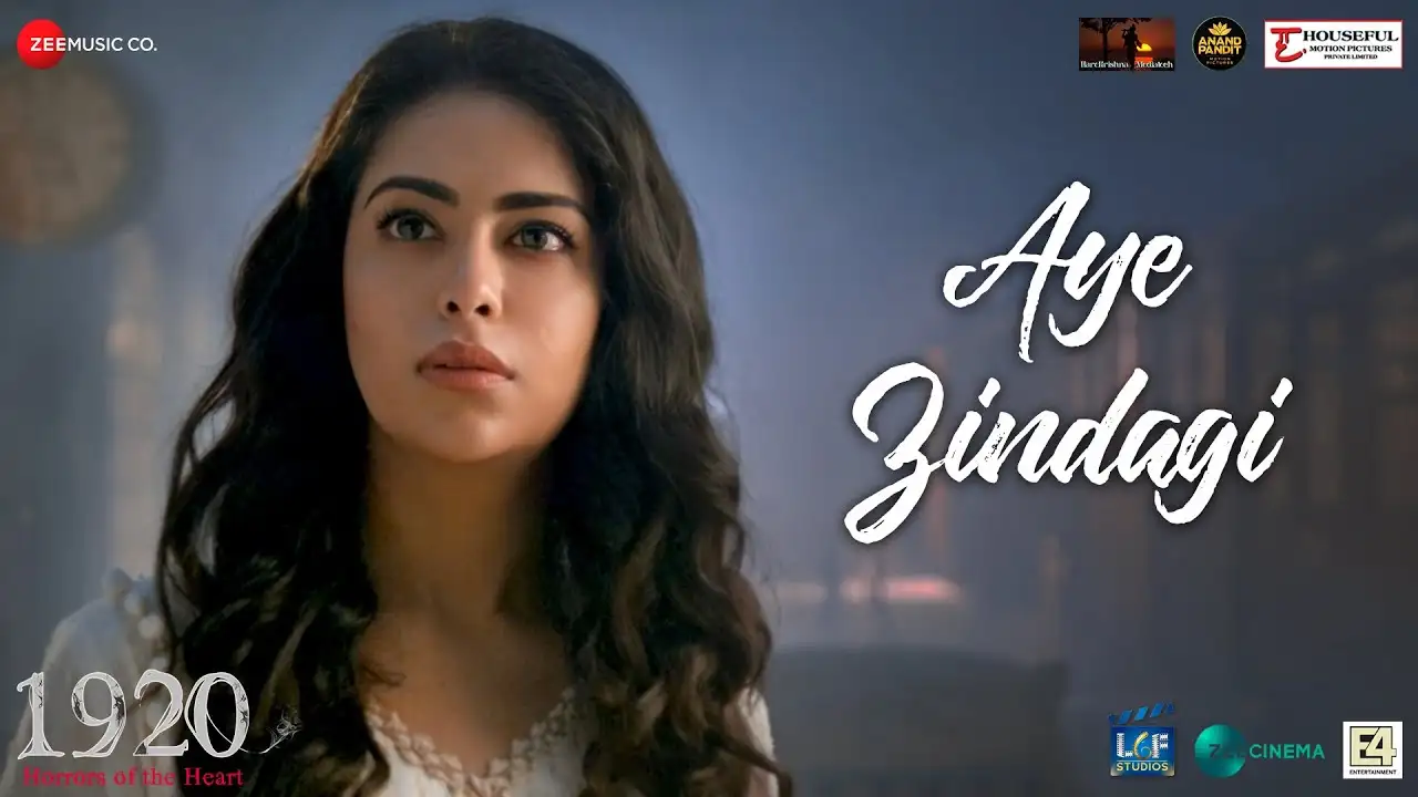 Aye Zindagi Song Poster from 1920 Horrors of the Heart