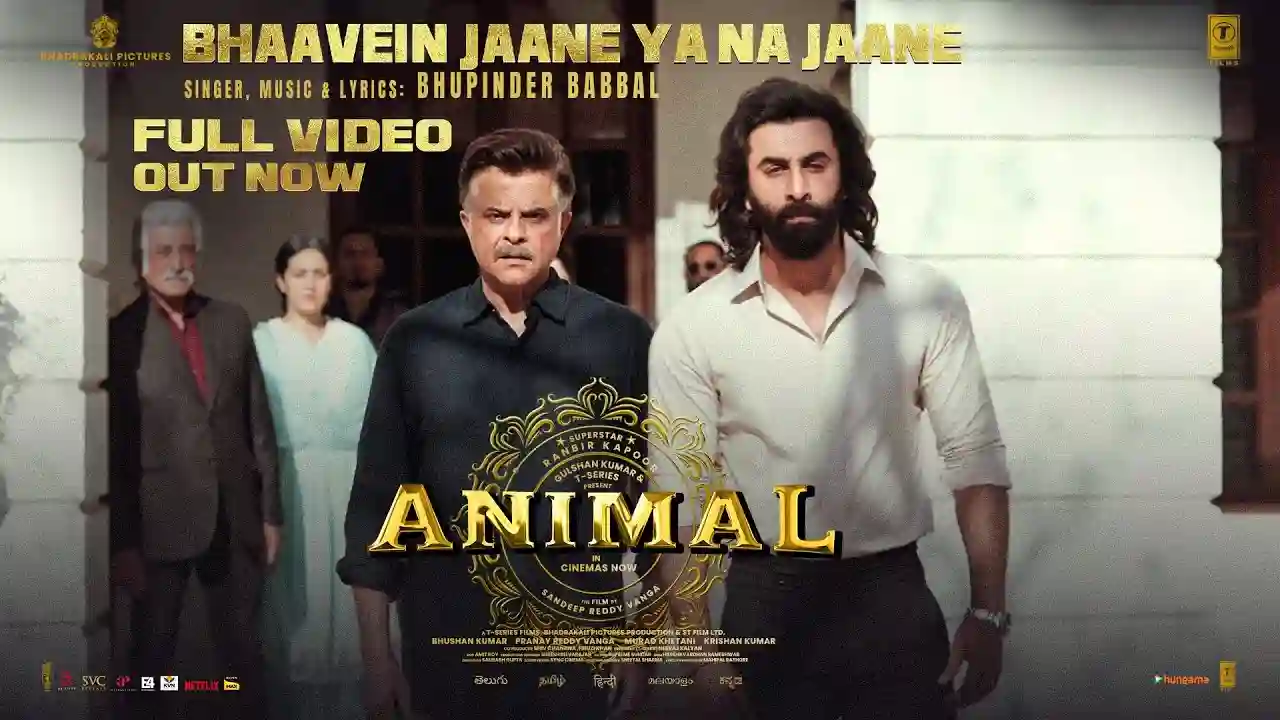 Bhaavein Jaane Ya Na Jaane Song Poster from Animal