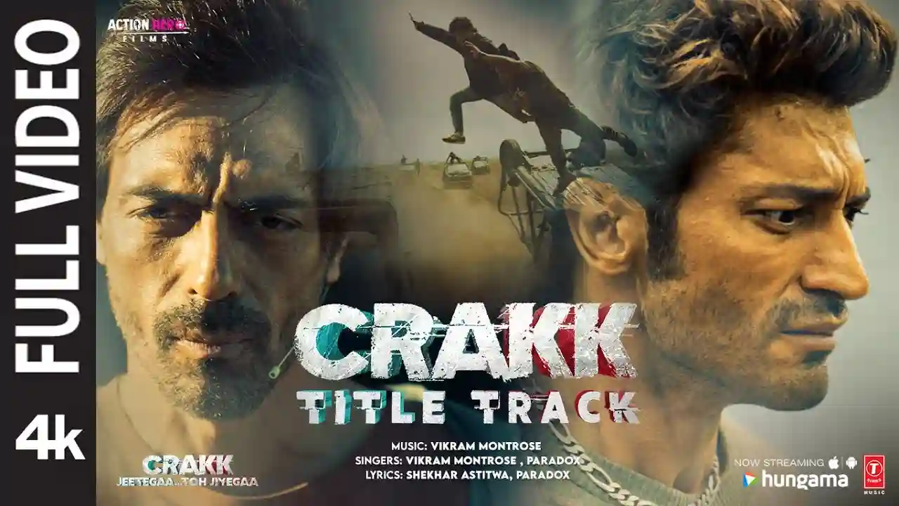 Crakk Title Track Song Poster from Crakk