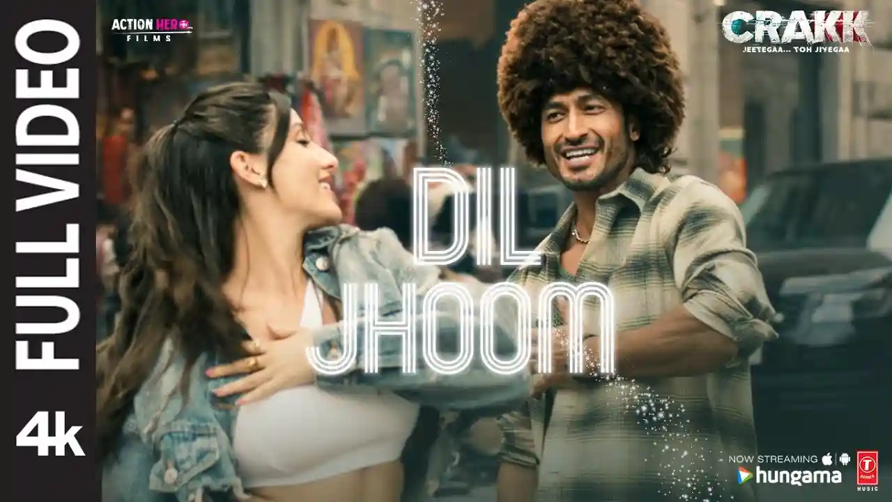Dil Jhoom Song Poster from Crakk