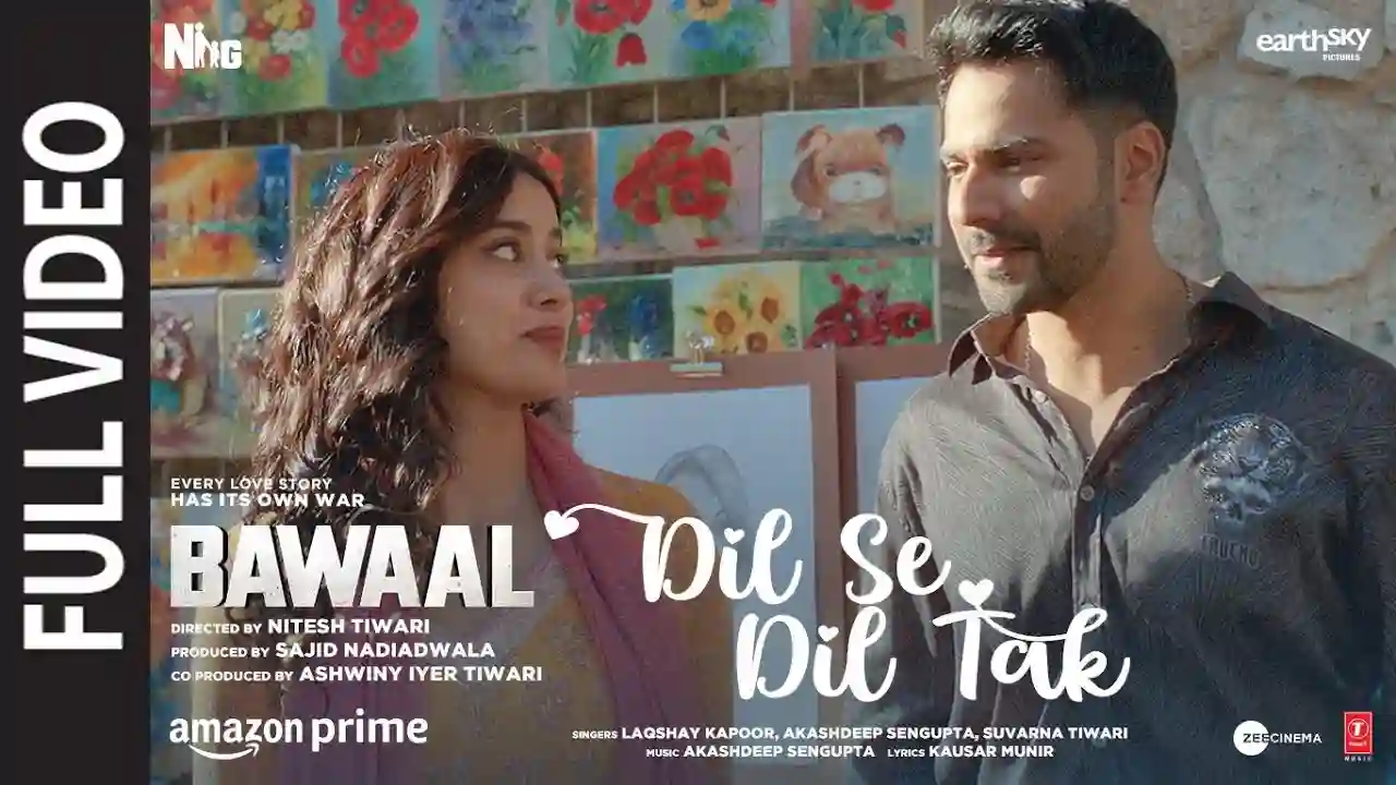 Dil Se Dil Tak Song Poster from Bawaal