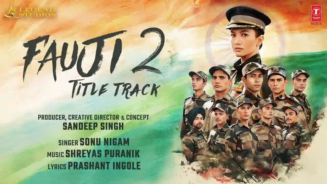 Fauji 2 Title Track Song Poster from Fauji 2
