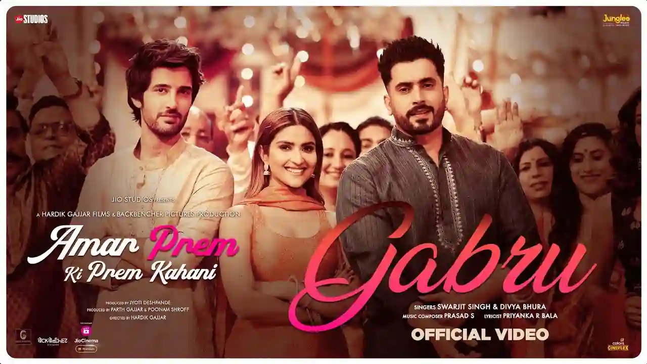 Gabru Song Poster from Amar Prem Ki Prem Kahani