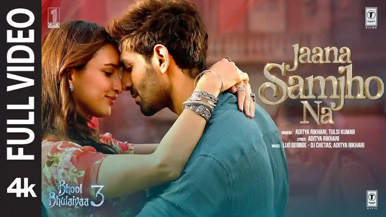 Jaana Samjho Na Song Poster from Bhool Bhulaiyaa 3