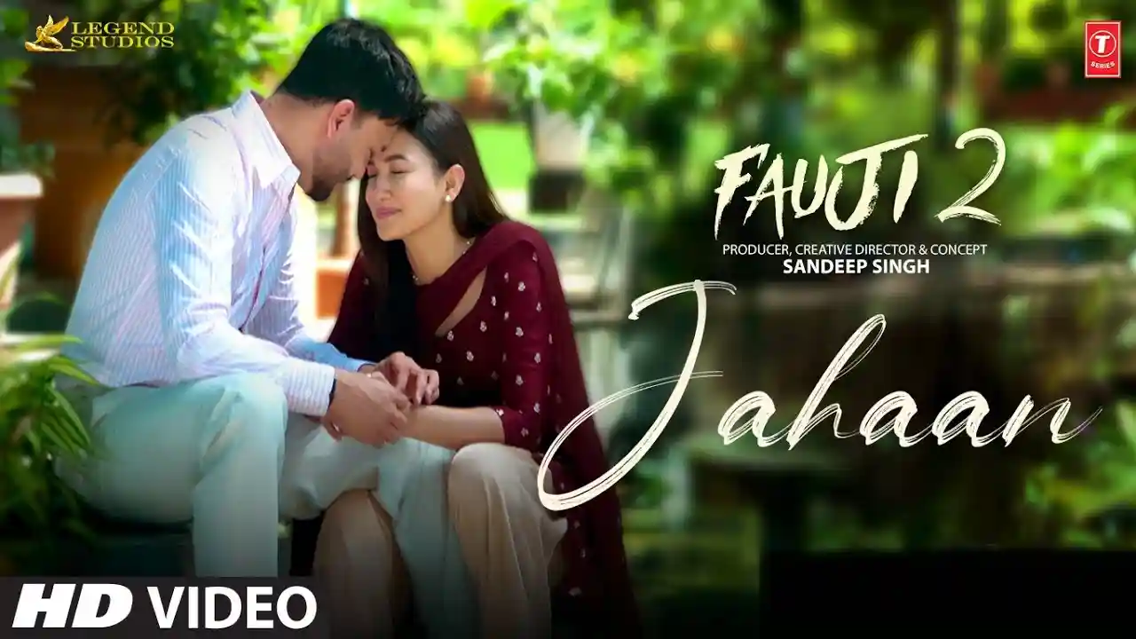 Jahaan Song Poster from Fauji 2