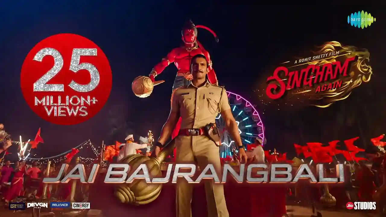 Jai Bajrangbali Song Poster from Singham Again