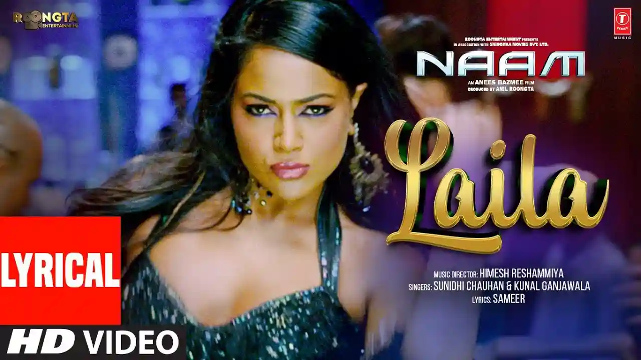 Laila Song Poster from Naam