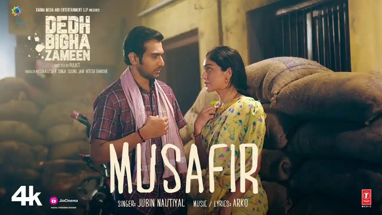 Musafir Song Poster from Dedh Bigha Zameen