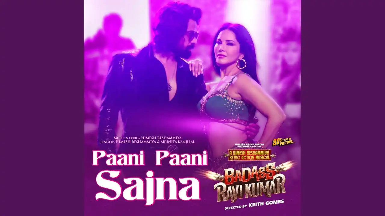 Paani Paani Sajna Song Poster from Badass Ravi Kumar