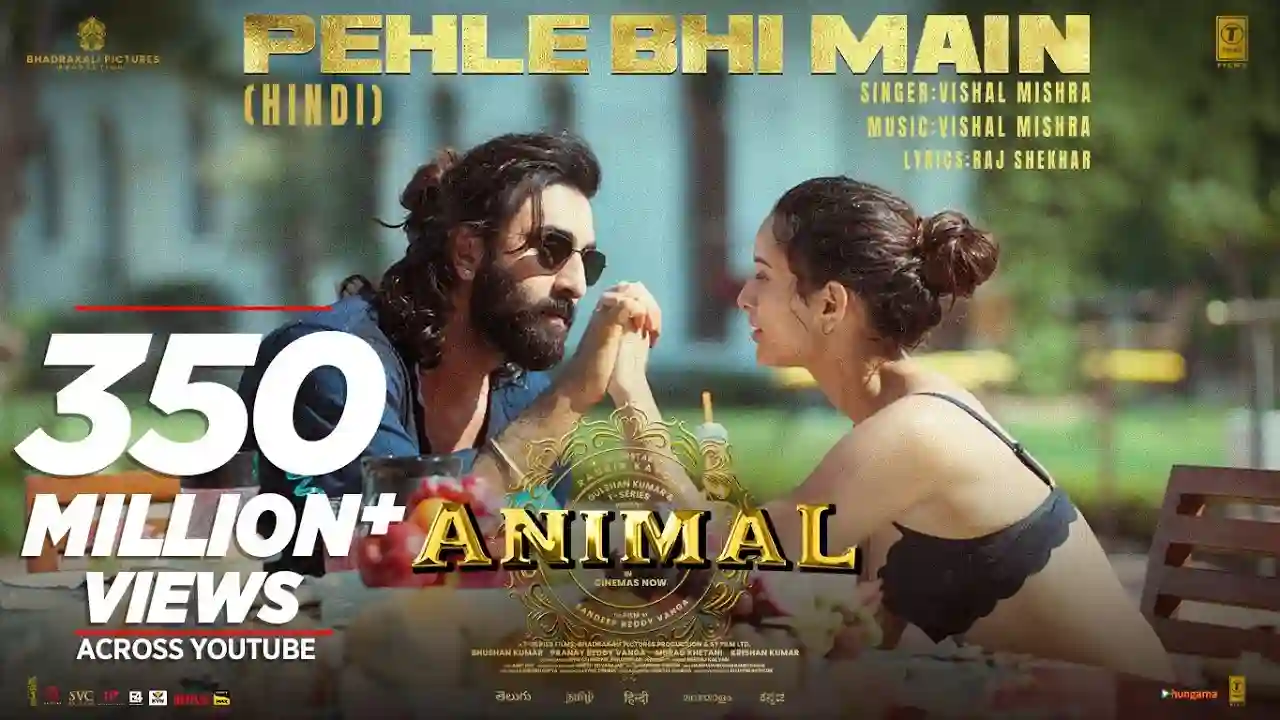 Pehle Bhi Main Song Poster from Animal