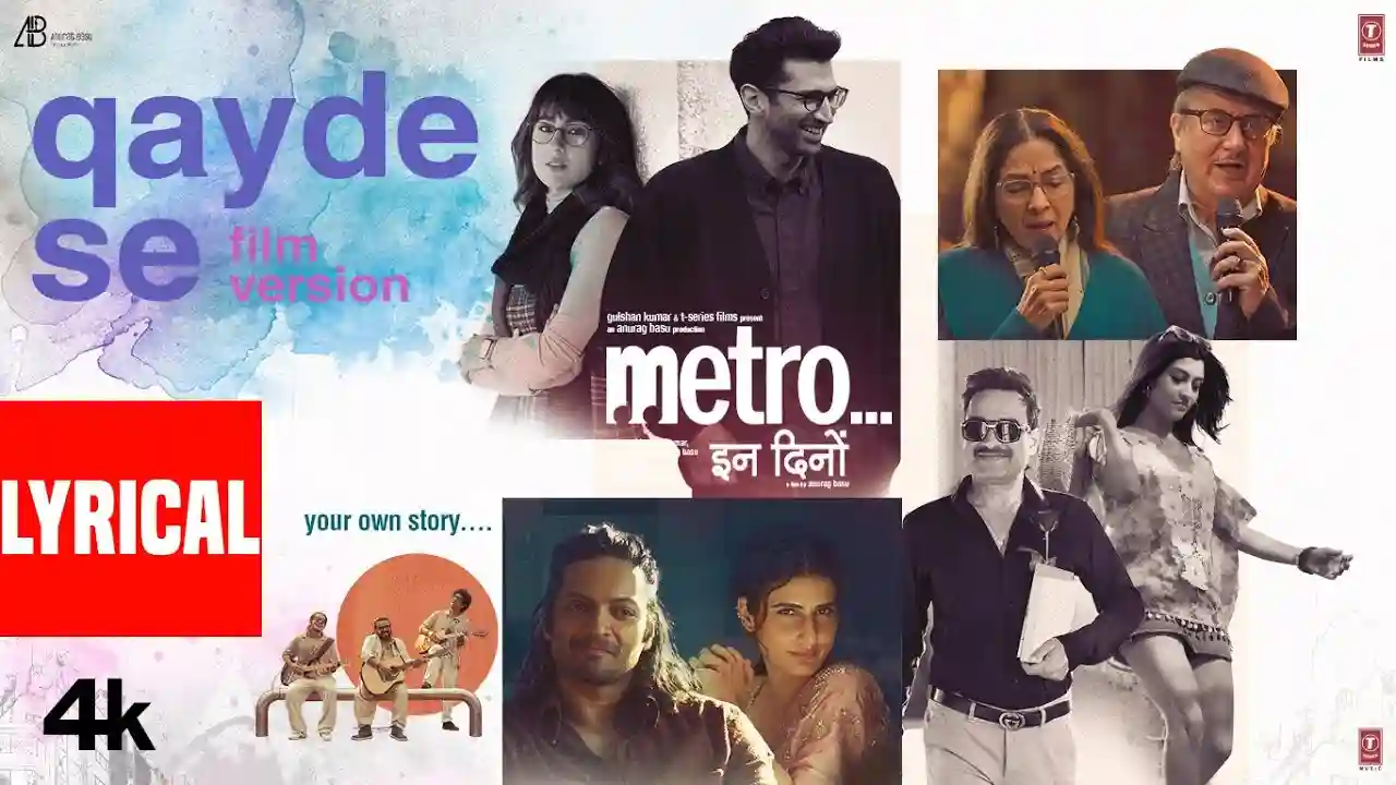 Qayde Se - Film Version Song Poster from Metro In Dino