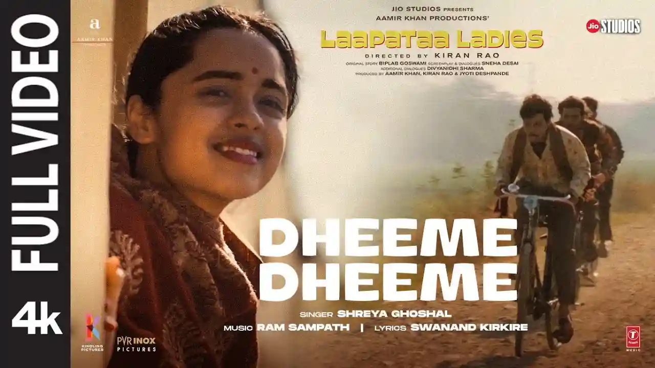 Dheeme Dheeme Song Poster from Laapataa Ladies
