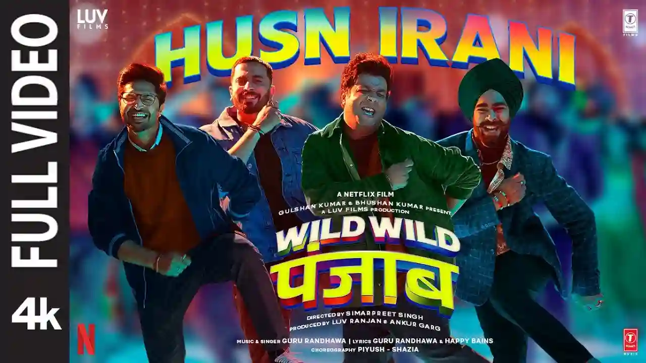 Husn Irani Song Poster from Wild Wild Punjab