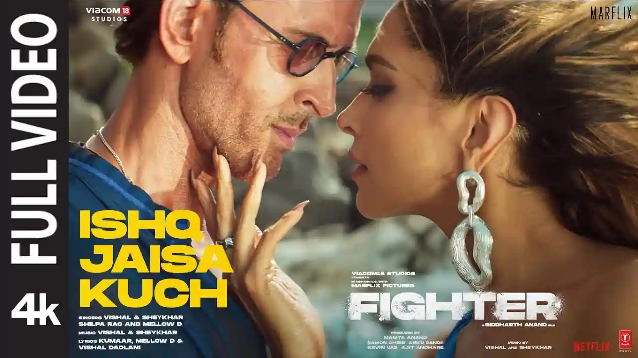 Ishq Jaisa Kuch Song Poster from Fighter