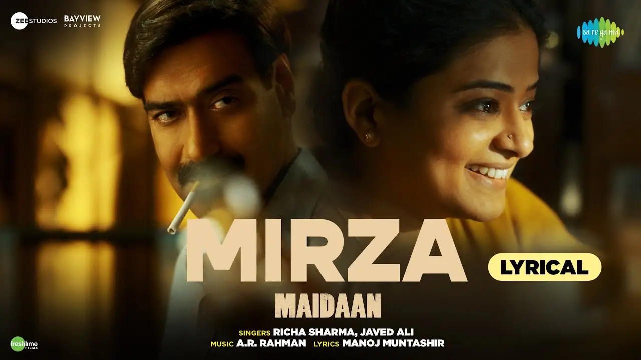 Mirza Song Poster from Maidaan
