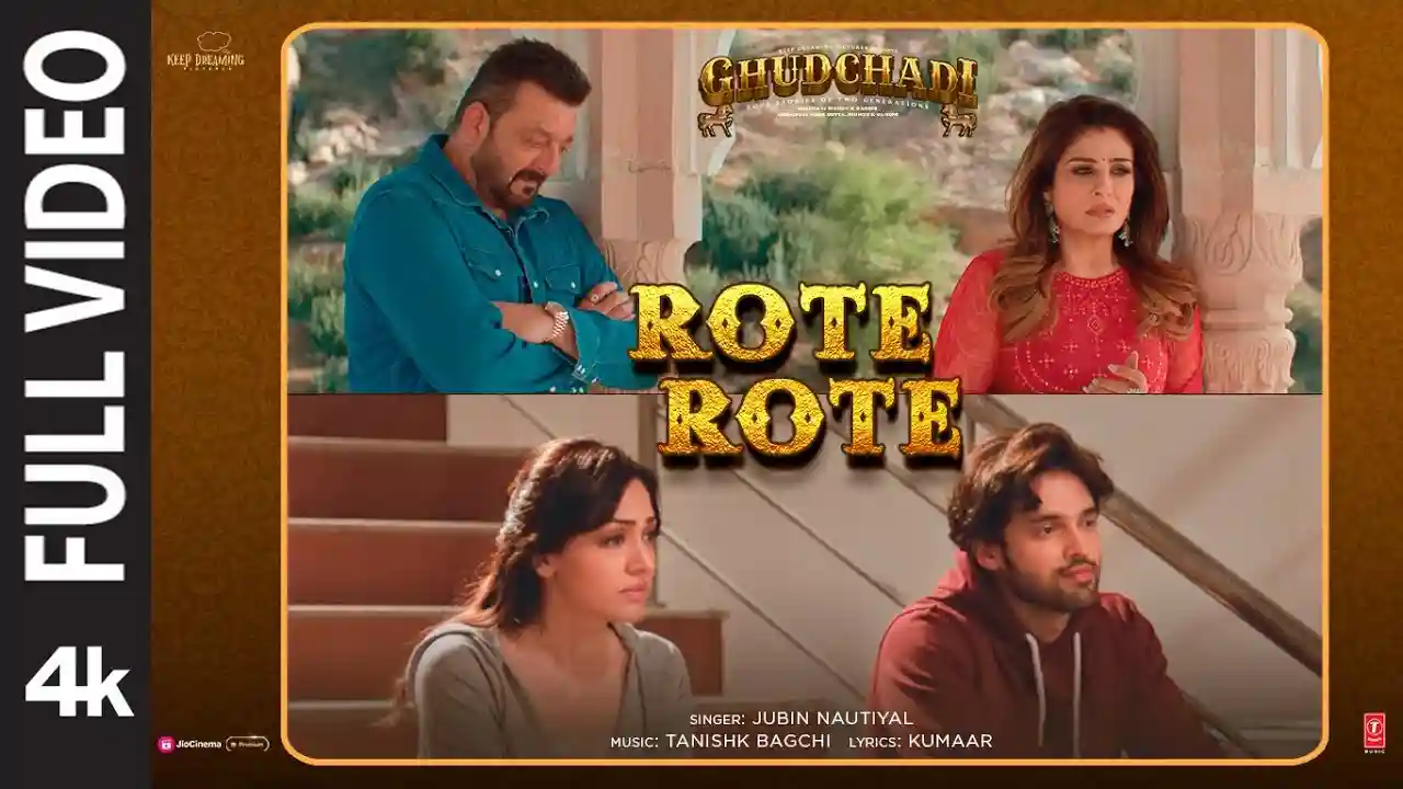Rote Rote Song Poster from Ghudchadi