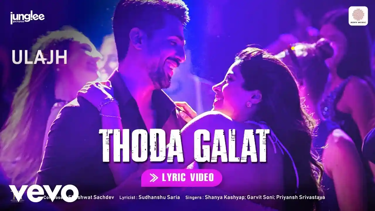 Thoda Galat Song Poster from Ulajh