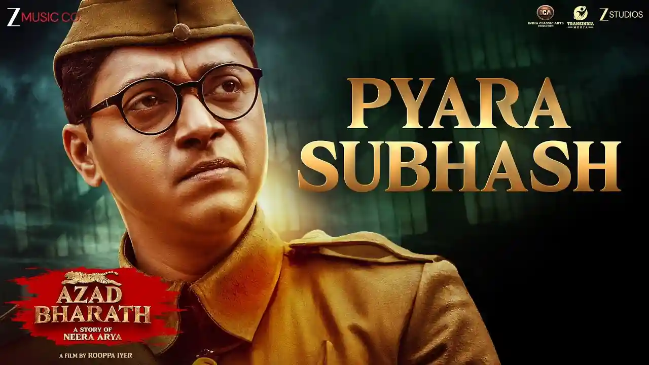Pyara Subhash Song Poster from Azad Bharath