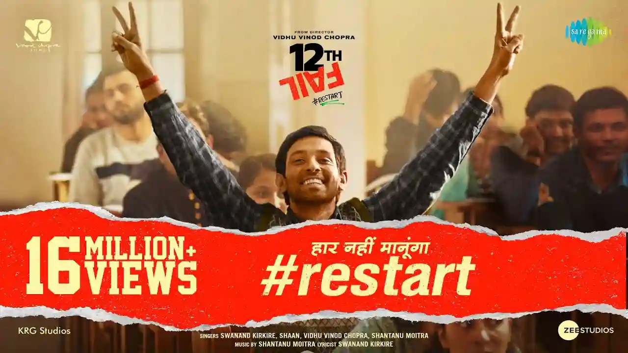 Restart Song Poster from 12th Fail