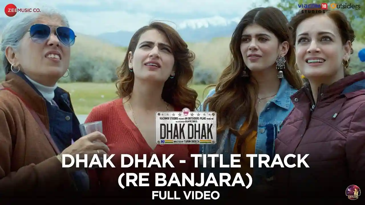 Dhak Dhak Title Track - Re Banjara Song Poster from Dhak Dhak