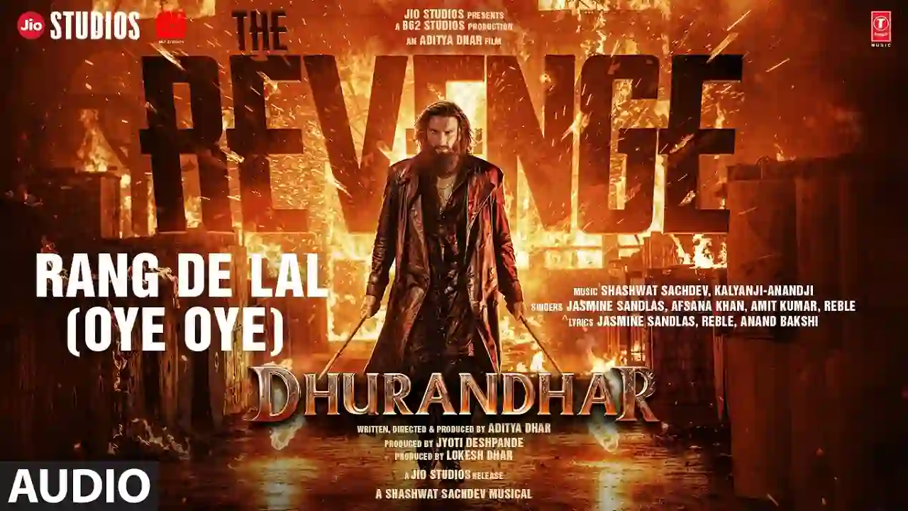 Rang De Lal - Oye Oye Song Poster from Dhurandhar 2 The Revenge