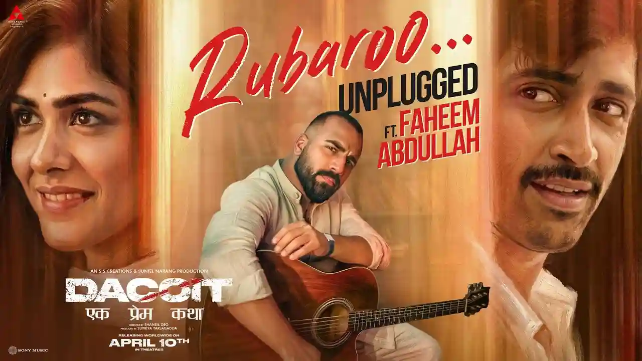 Rubaroo - Unplugged Version Song Poster from Dacoit