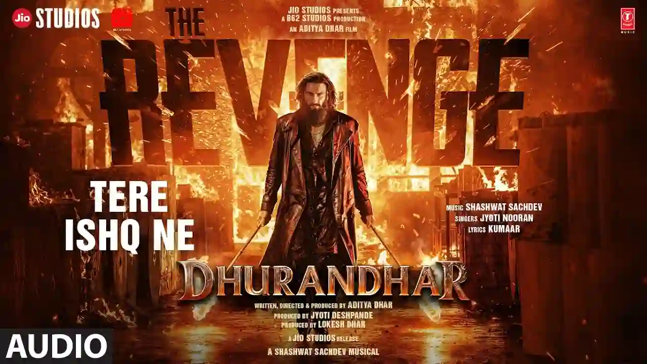 Tere Ishq Ne Song Poster from Dhurandhar 2 The Revenge