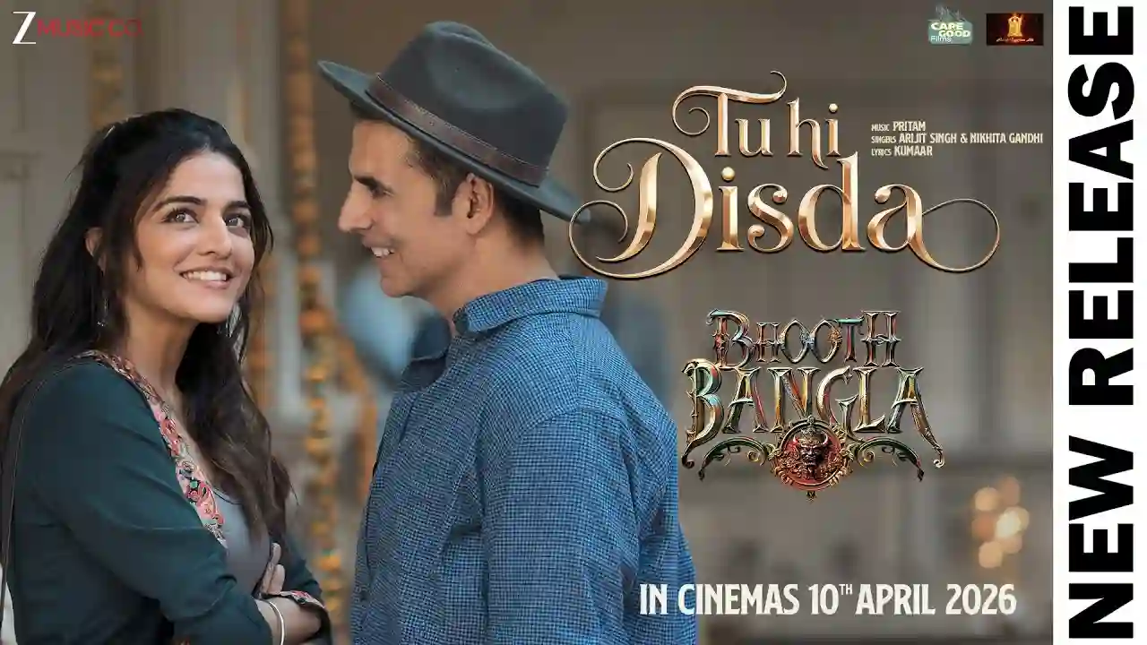 Tu Hi Disda Song Poster from Bhooth Bangla