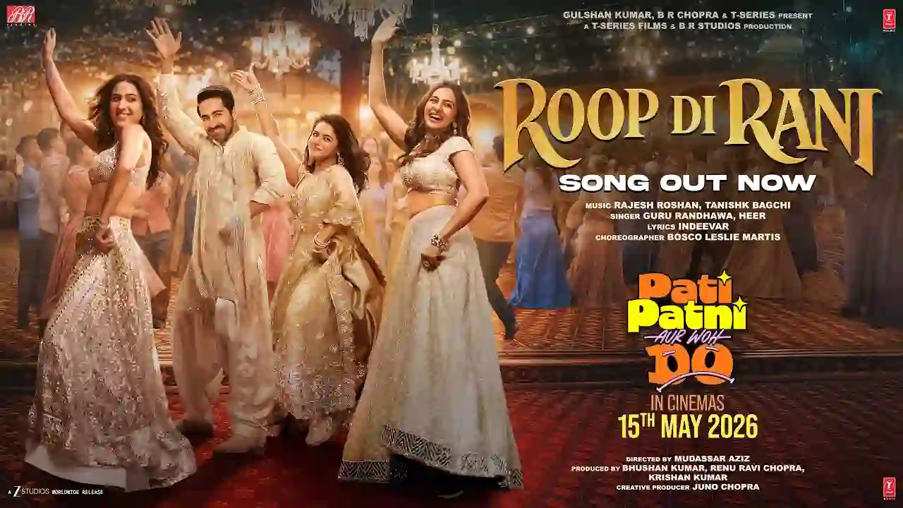 Roop Di Rani Song Poster from Pati Patni Aur Woh Do