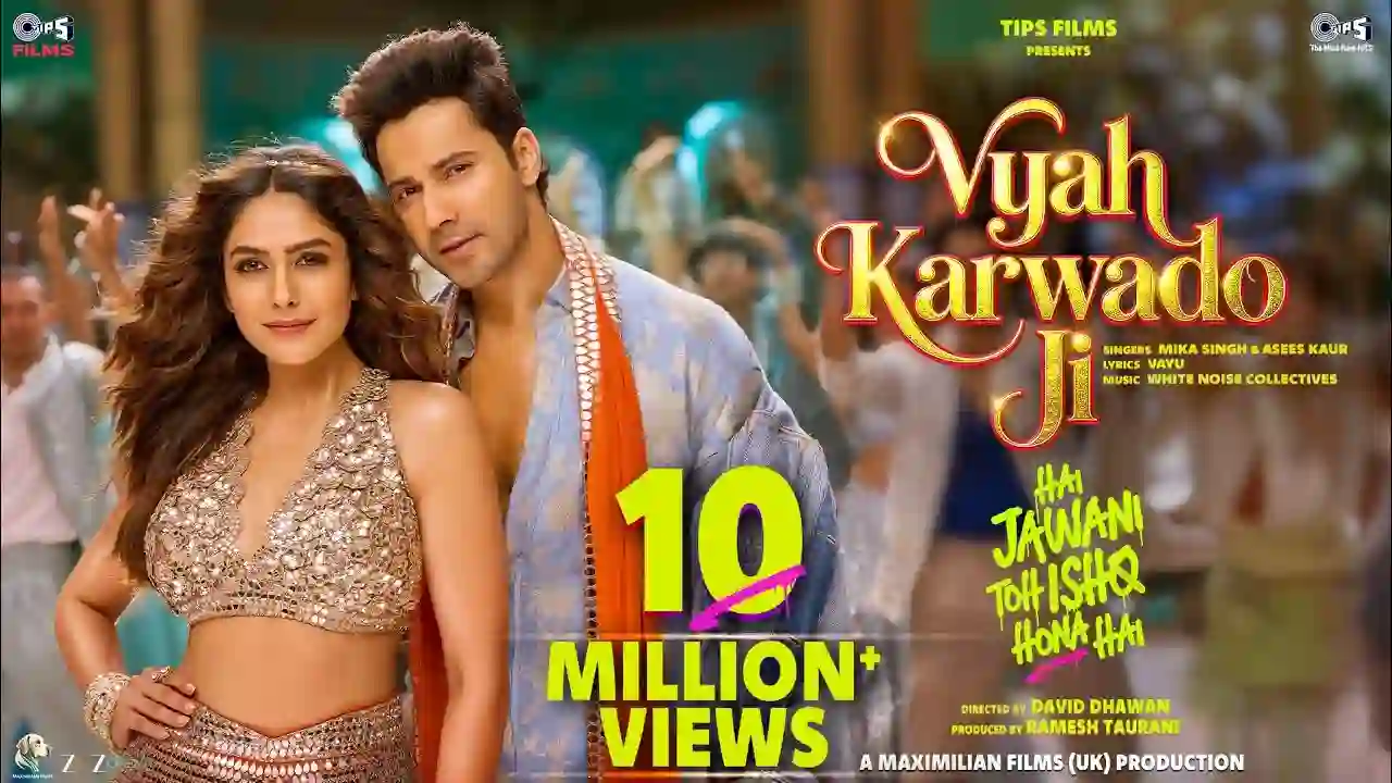 Vyah Karwado Ji Song Poster from Hai Jawani Toh Ishq Hona Hai