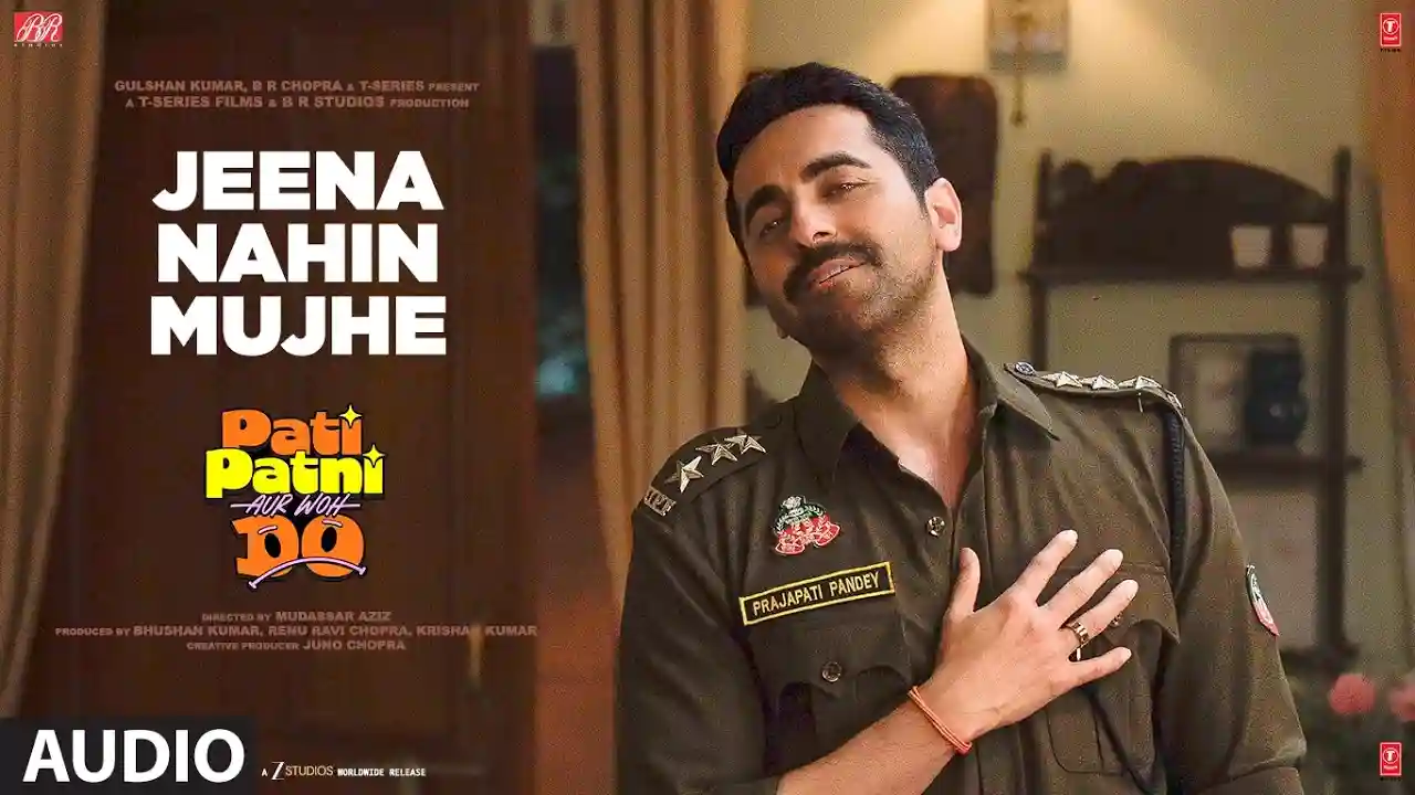 Jeena Nahin Mujhe Song Poster from Pati Patni Aur Woh Do
