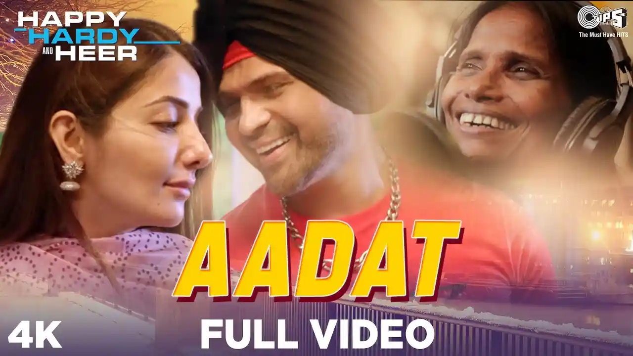Aadat Song Poster from Happy Hardy And Heer