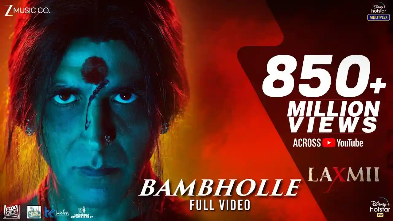 Bam Bhole Song Poster from Laxmii