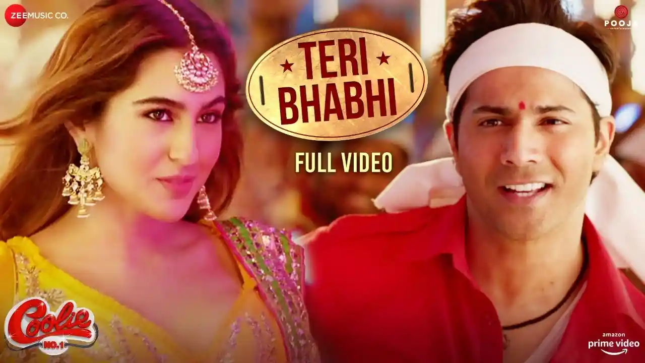 Hat Ja Saamne Se Teri Bhabhi Khadi Hai Song Poster from Coolie No. 1