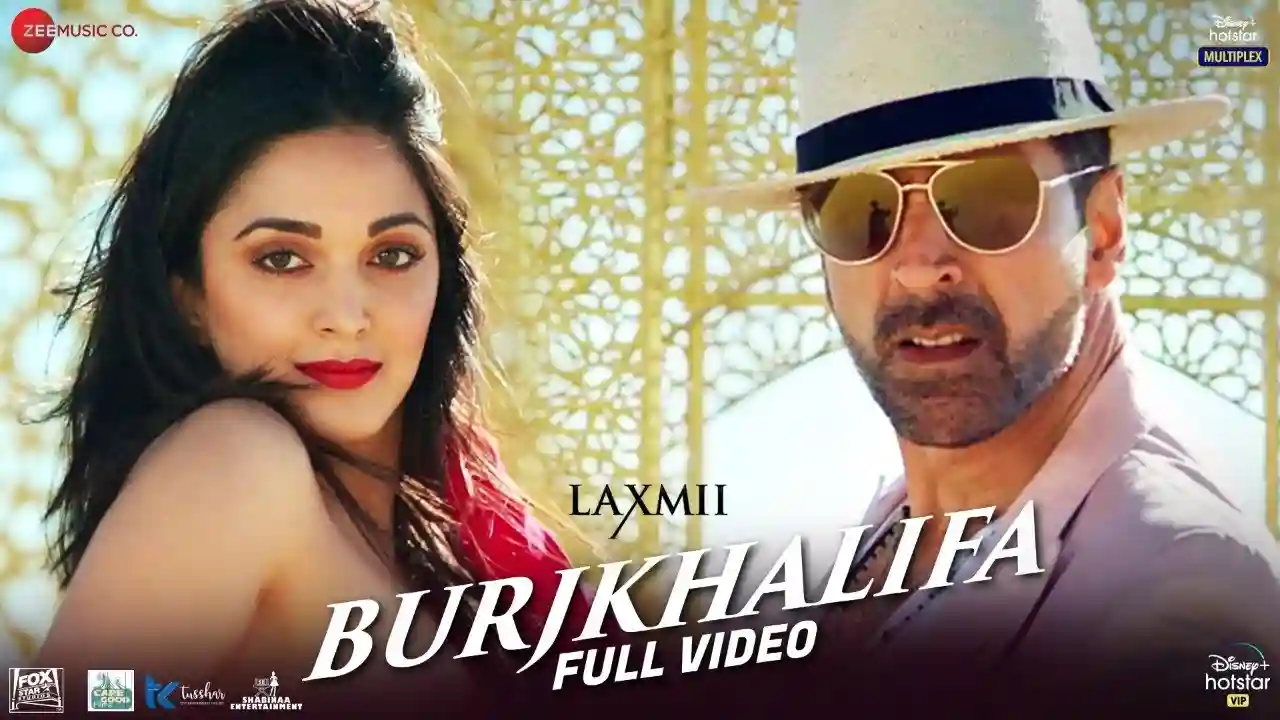Jee Karda Dila Doon Tainu Burj Khalifa Song Poster from Laxmii