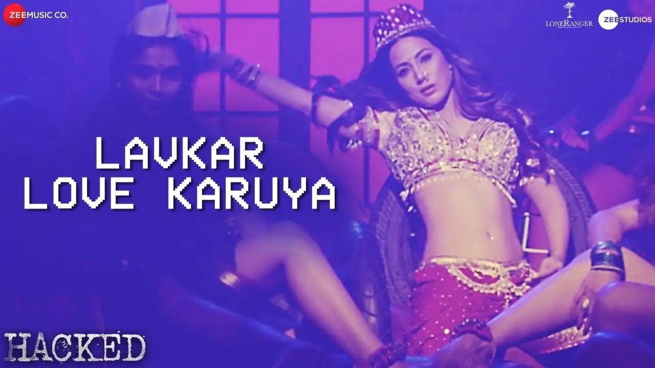 Lavkar Love Karuya Song Poster from Hacked