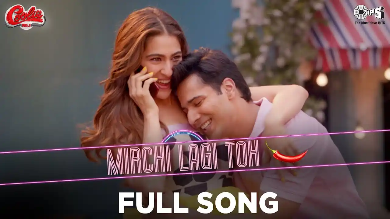 Mirchi Lagi To - Main To Raste Se Ja Raha Tha Song Poster from Coolie No. 1