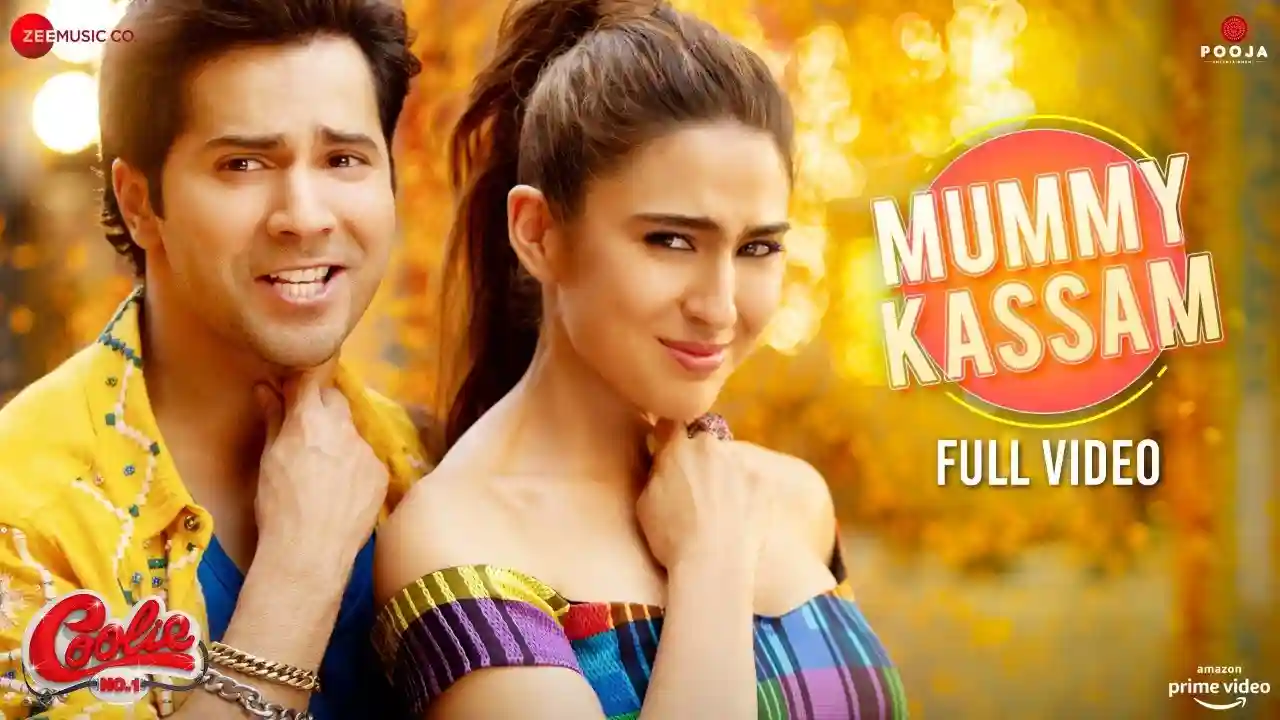 Mummy Kasam - Ari O Mona Lisa Song Poster from Coolie No. 1