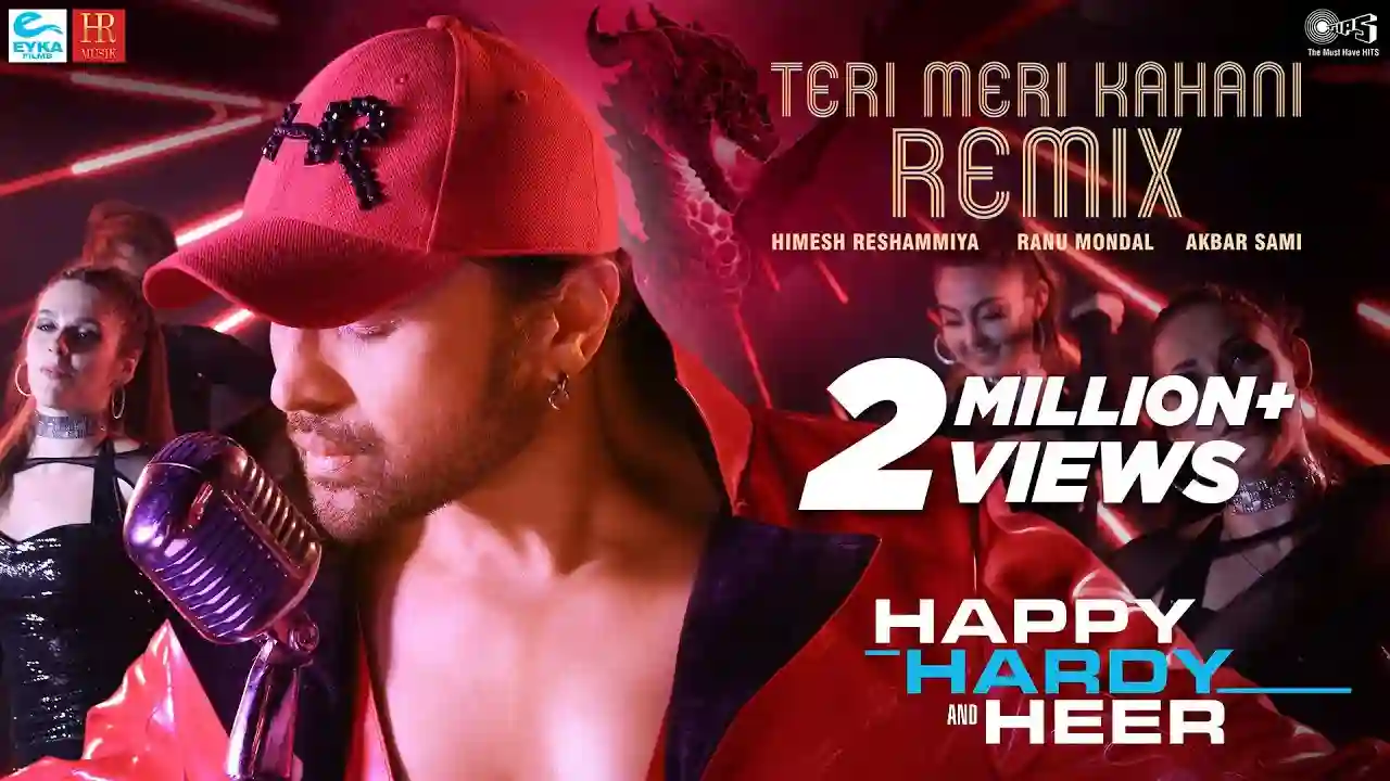 Teri Meri Kahani - Akbar Sami Remix Song Poster from Happy Hardy And Heer
