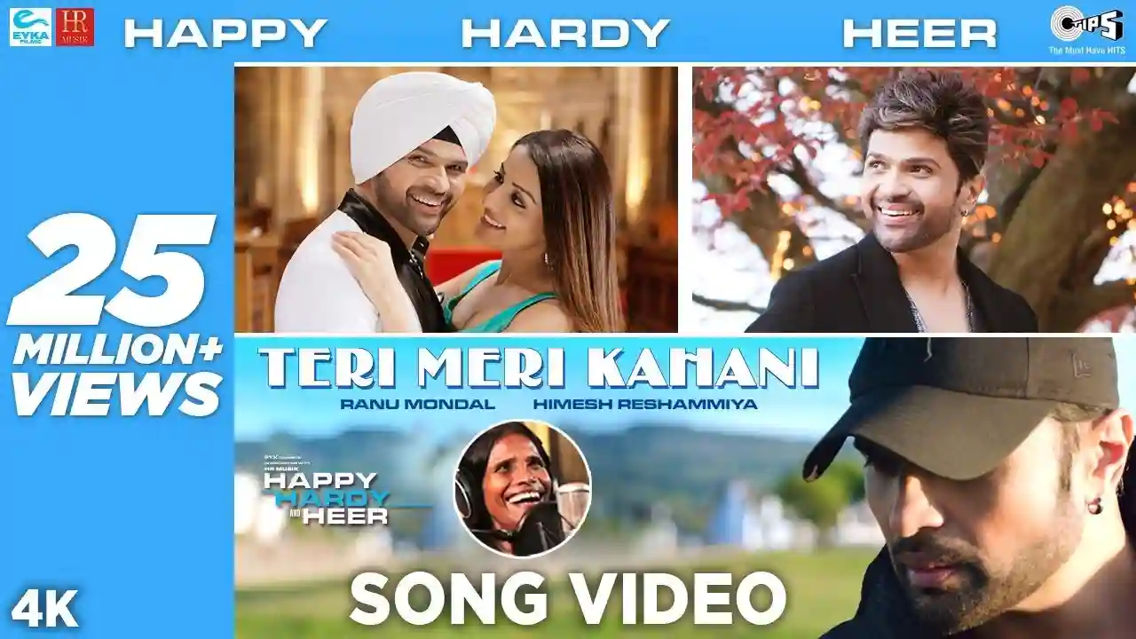 Teri Meri Kahani Song Poster from Happy Hardy And Heer