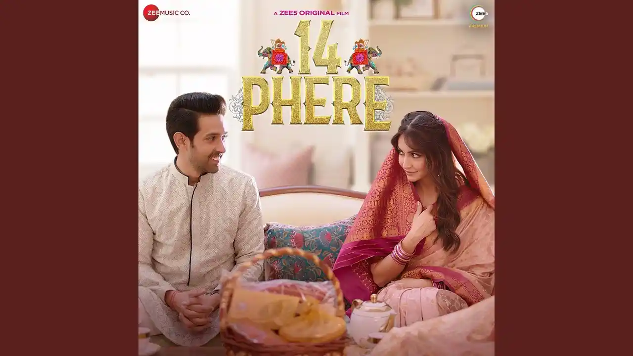 Aag Ka Dariya Hai Doob Ke Jaana Hai Song Poster from 14 Phere