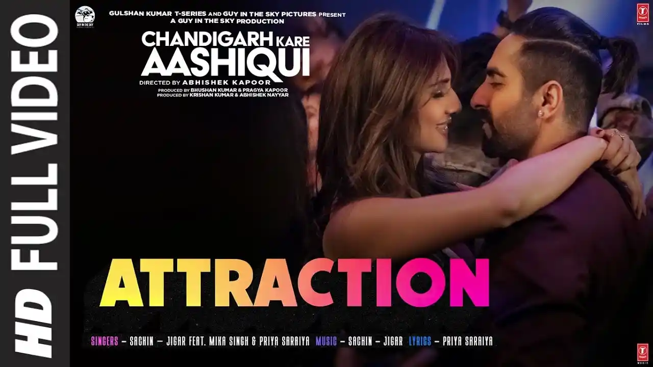 Attraction Song Poster from Chandigarh Kare Aashiqui