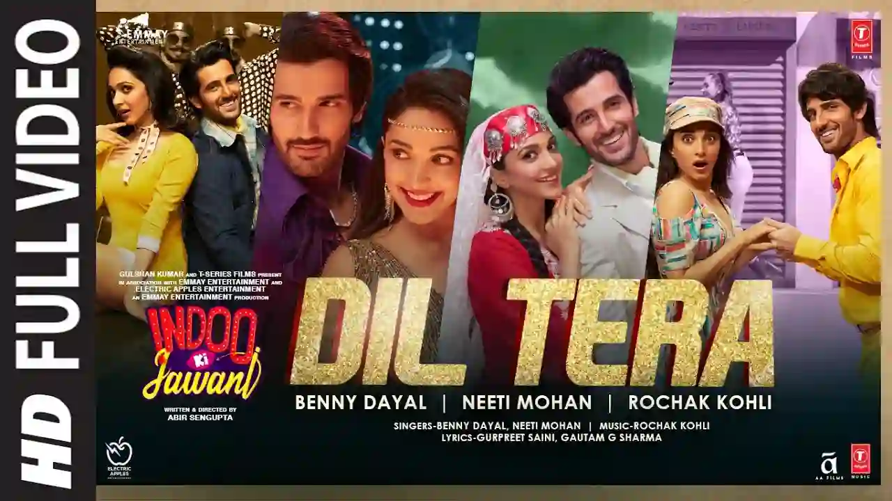 Dil Tera Song Poster from Indoo Ki Jawani