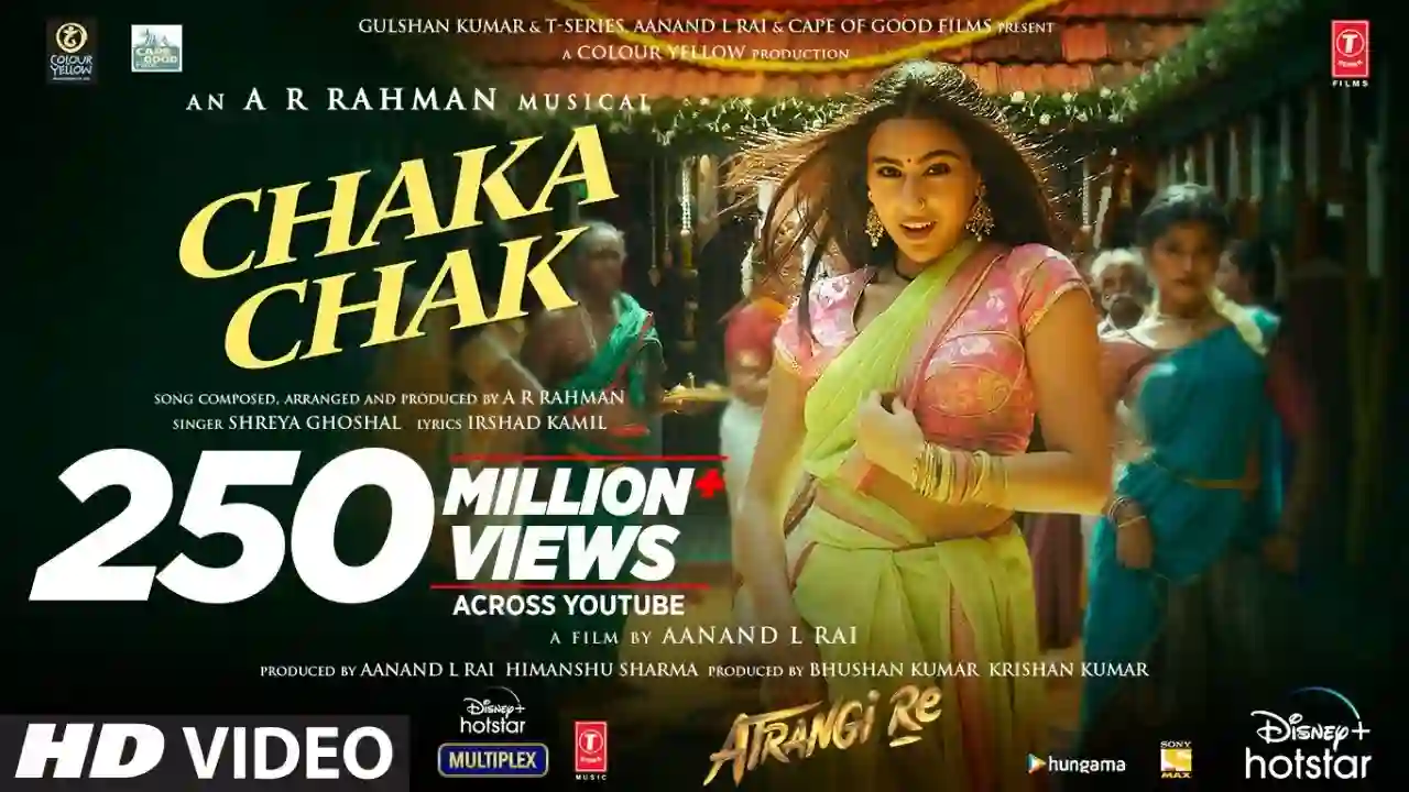Haay Chaka Chak Chaka Chak Hai Tu Song Poster from Atrangi Re